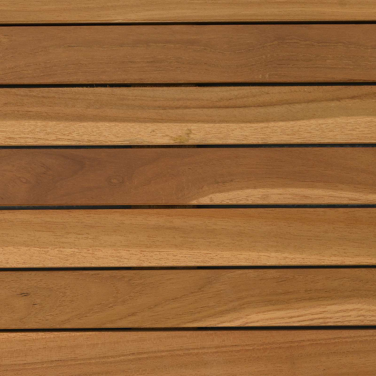 Table Top 60 x 60 x 3.5 cm Square Solid Teak Wood Natural