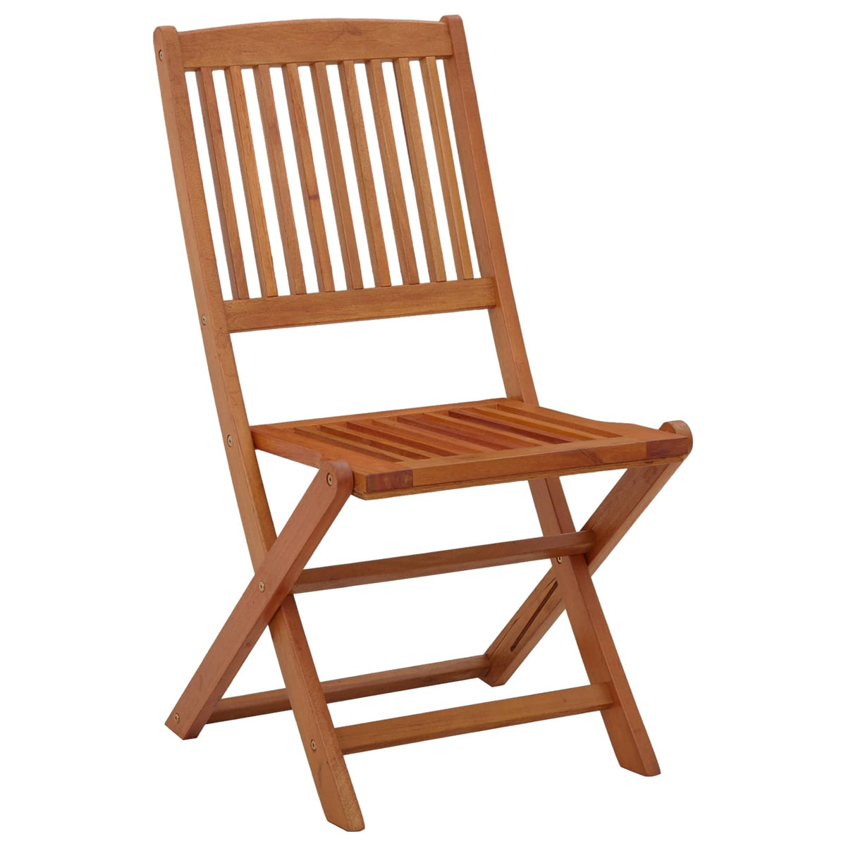 Outdoor Furniture Set 5 pcs Natural Solid Eucalyptus Wood