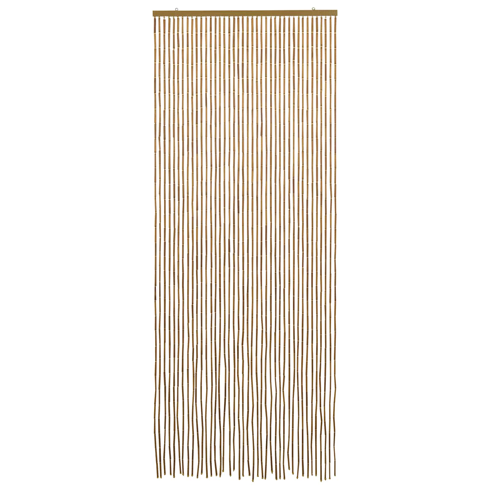Insect Door Curtain Multicolor 90 x 200 cm Bamboo