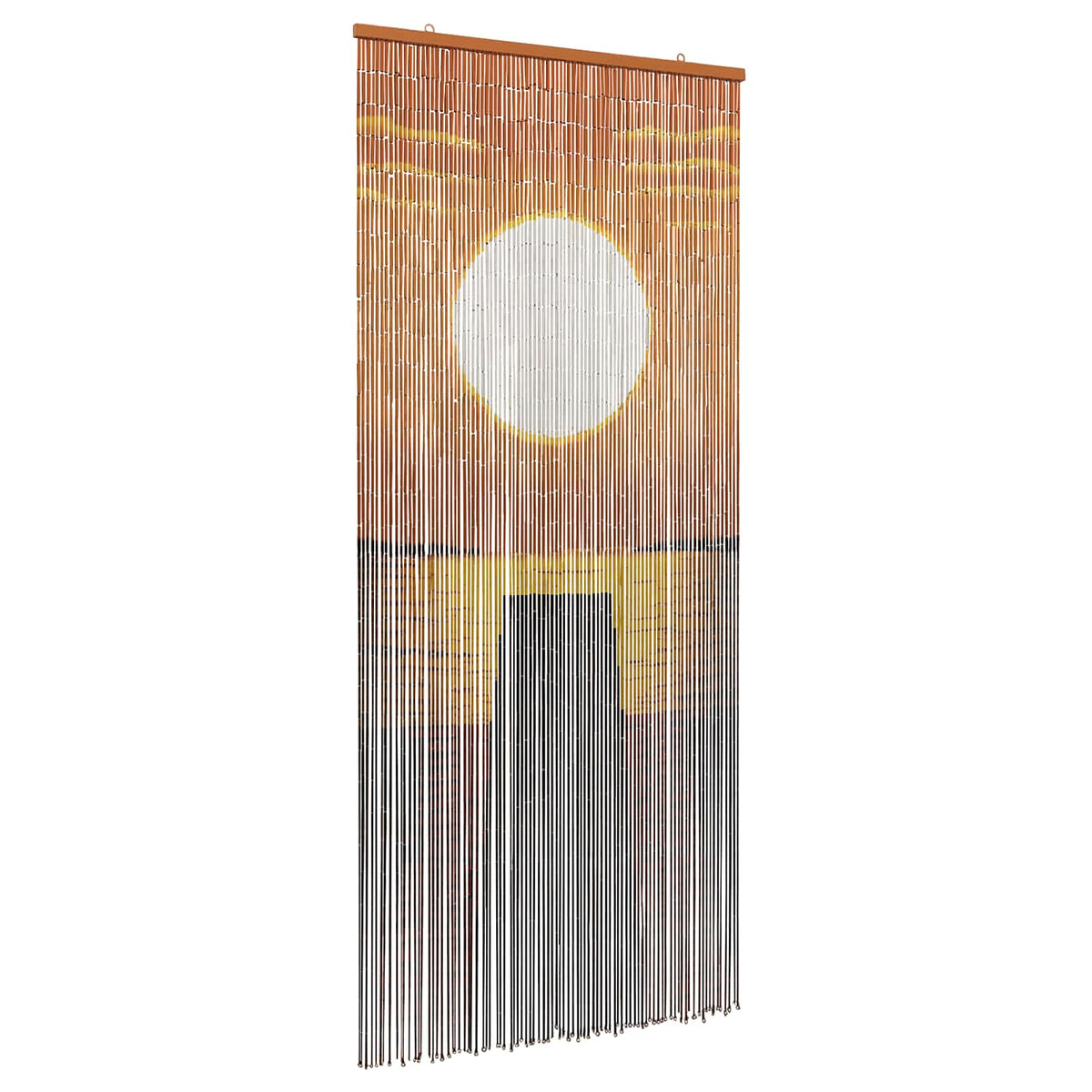 Insect Door Curtain Multicolor 200 x 90 cm Bamboo