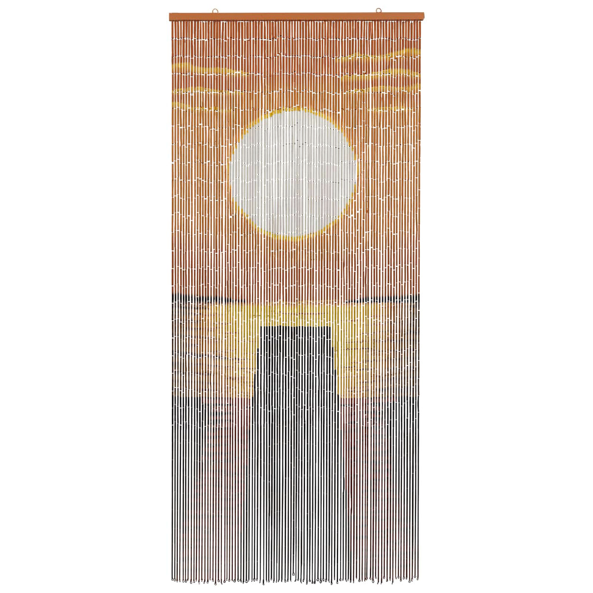 Insect Door Curtain Multicolor 200 x 90 cm Bamboo