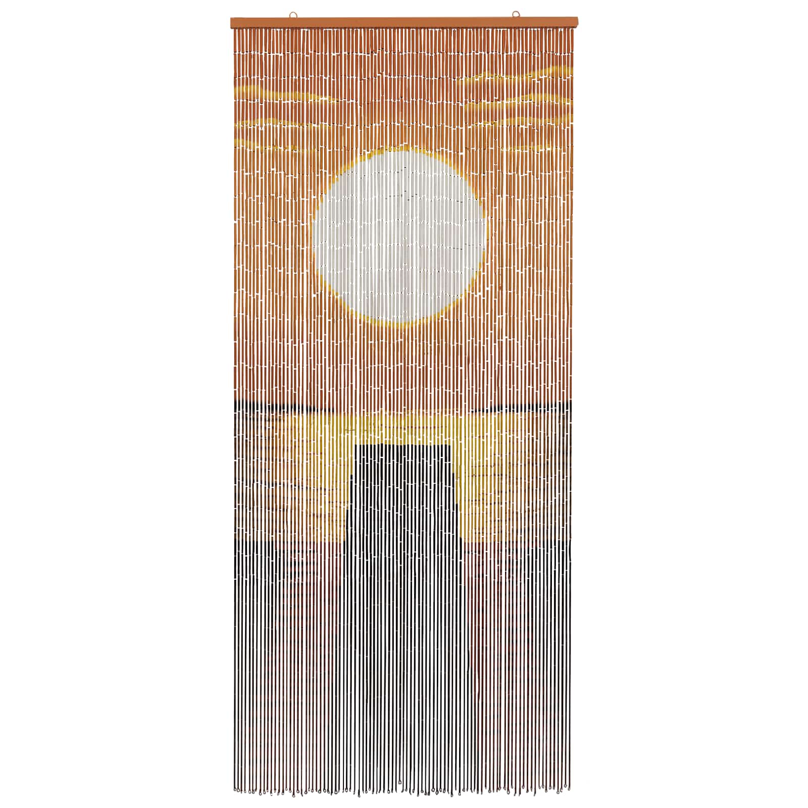 Insect Door Curtain Multicolor 200 x 90 cm Bamboo