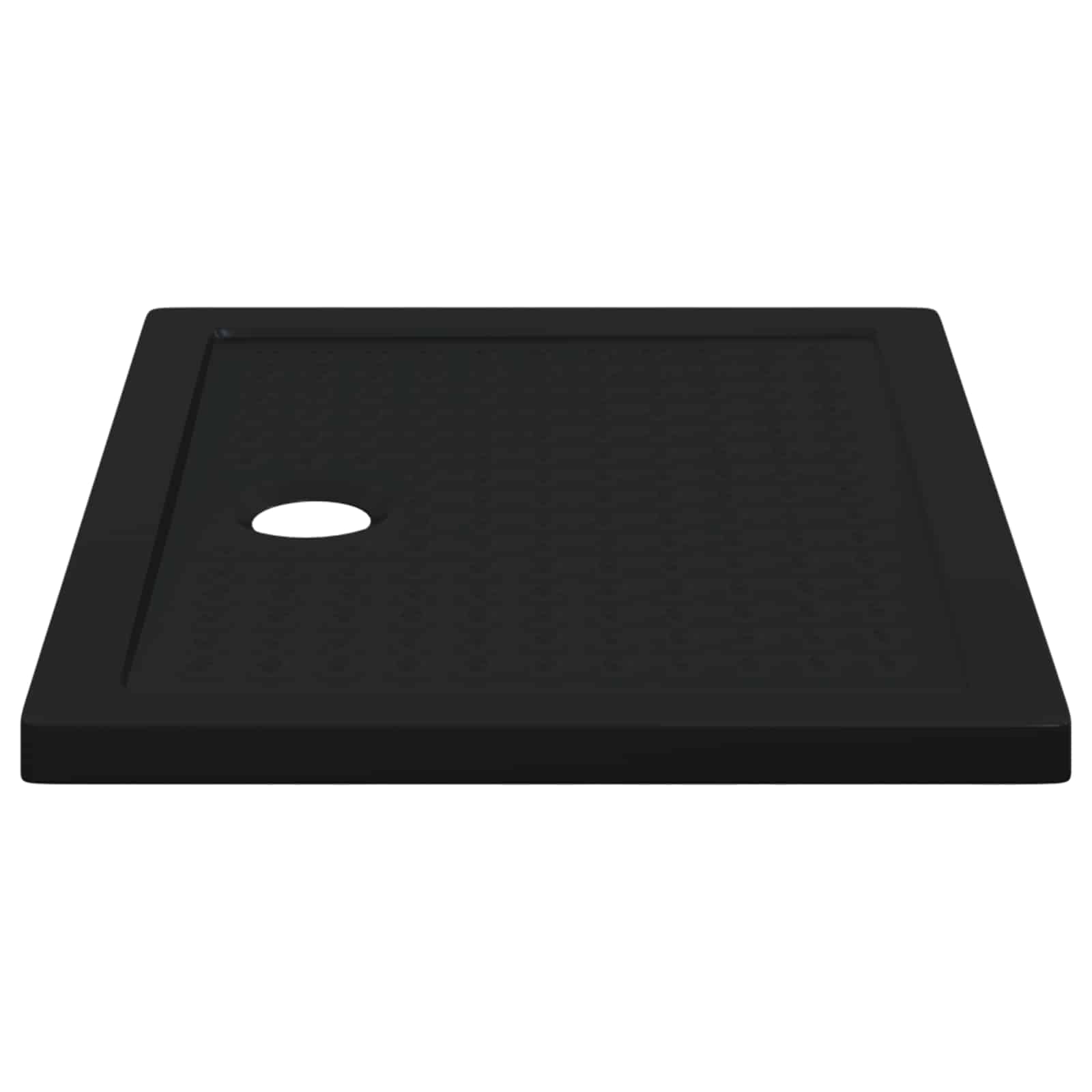 Shower Base Tray with Dots 90 x 70 x 4 cm ABS Black