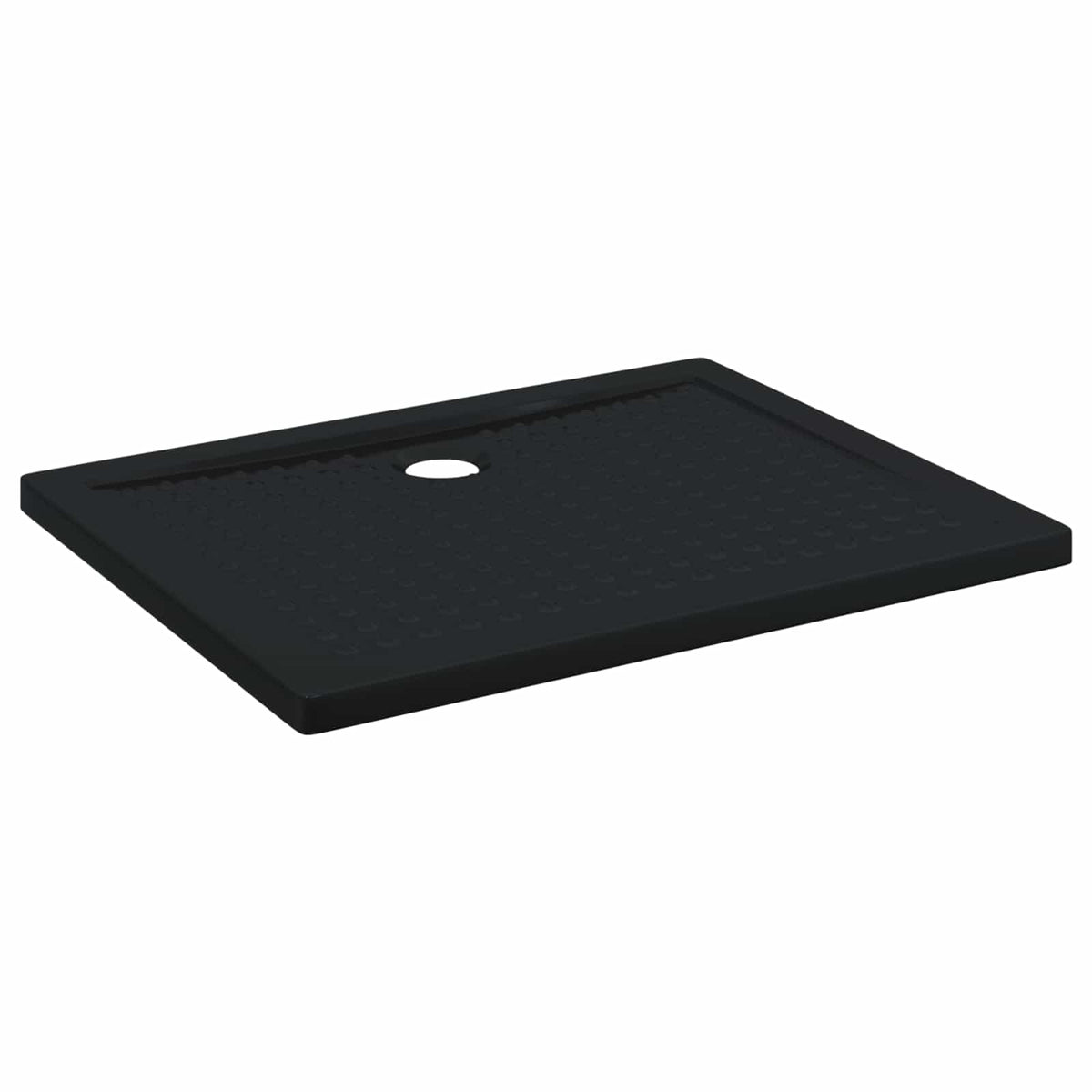 Shower Base Tray with Dots 100 x 80 x 4 cm ABS Black