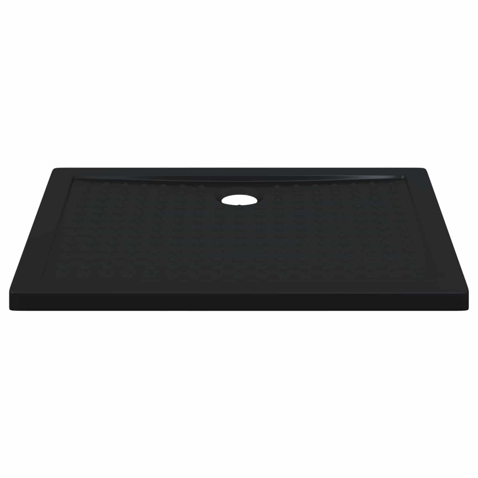 Shower Base Tray with Dots 100 x 80 x 4 cm ABS Black