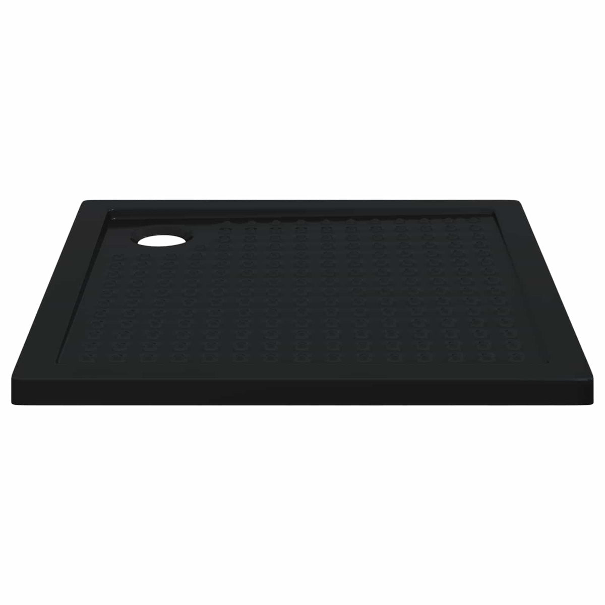 Shower Base Tray with Dots 90 x 90 x 4 cm ABS Black