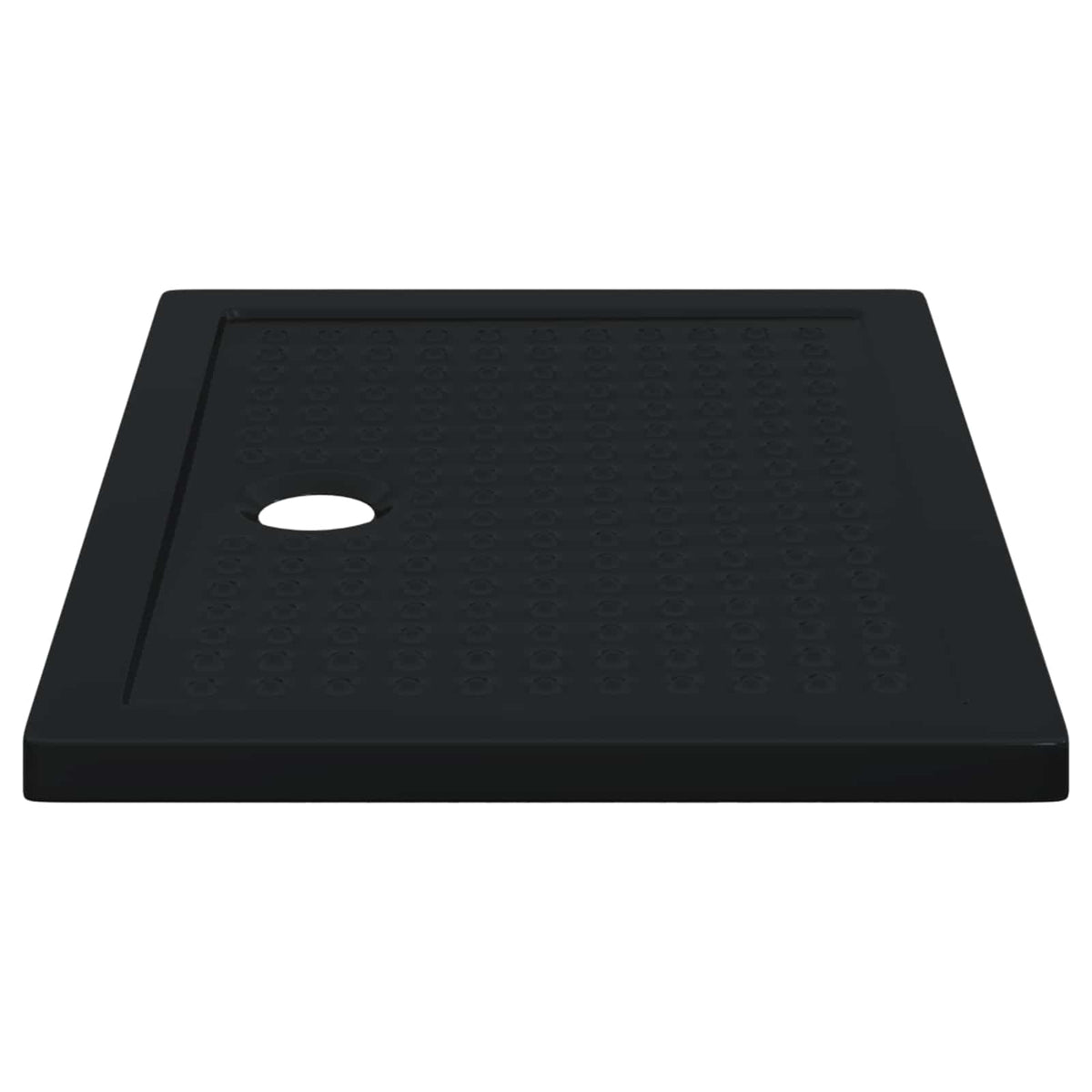 Shower Base Tray with Dots 100 x 70 x 4 cm ABS Black