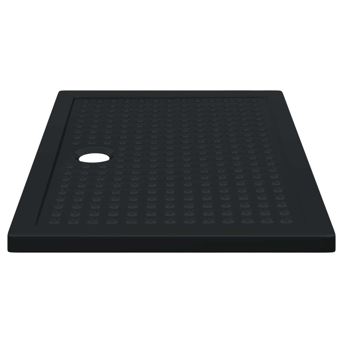 Shower Base Tray with Dots 120 x 80 x 4 cm ABS Black