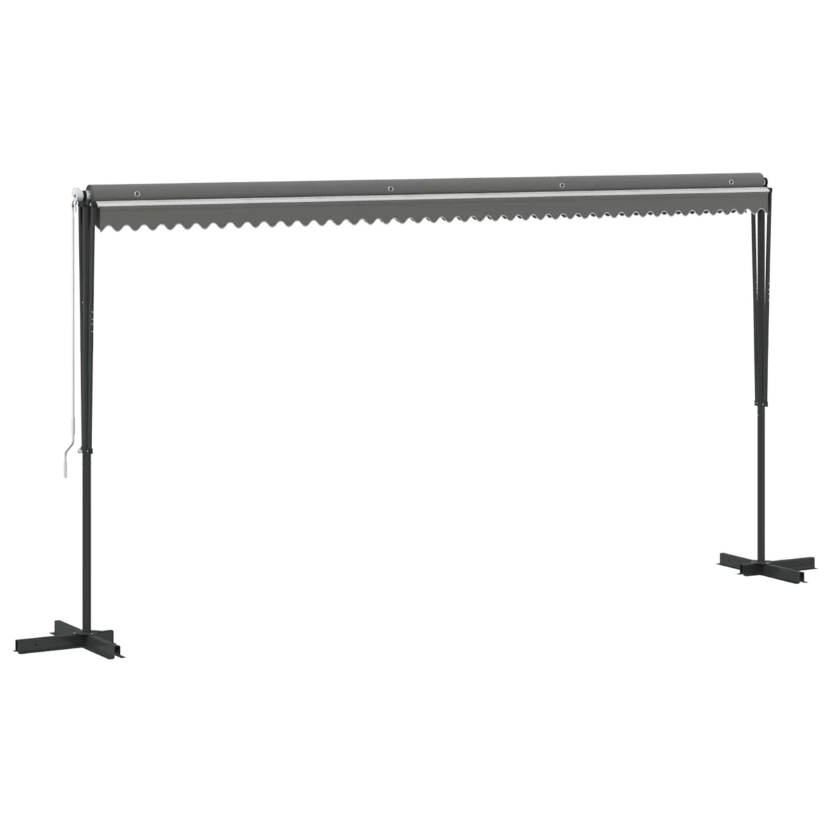 Free Standing Awning Grey 5 x 3 m Polyester