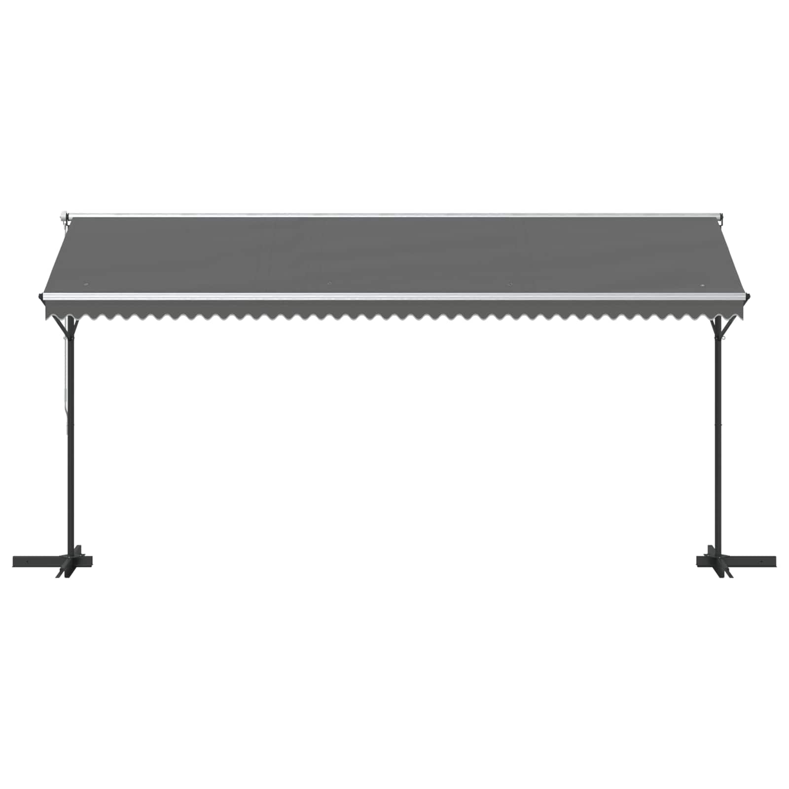 Free Standing Awning Grey 5 x 3 m Polyester