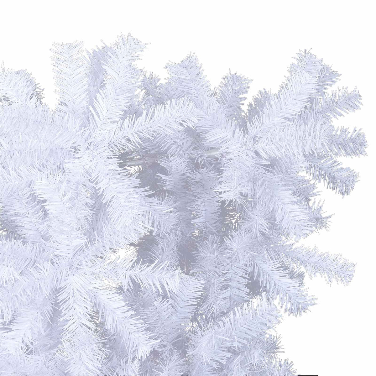 Artificial Christmas Tree with Stand White 210 cm PVC and Steel