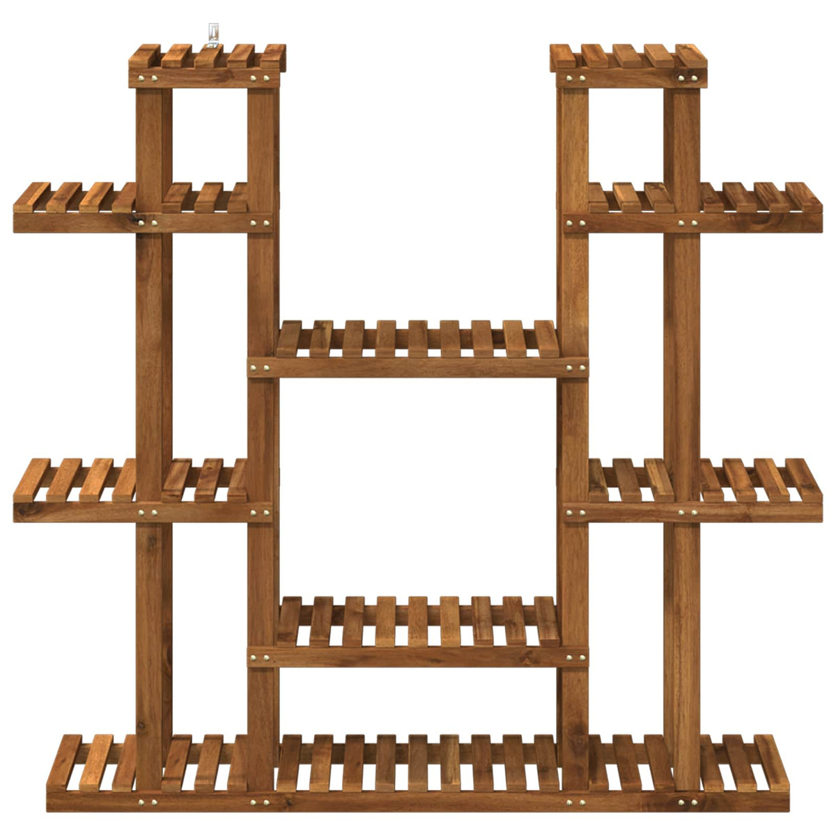 Plant Stand Natural 123 x 25 x 114.5 cm Solid Acacia Wood