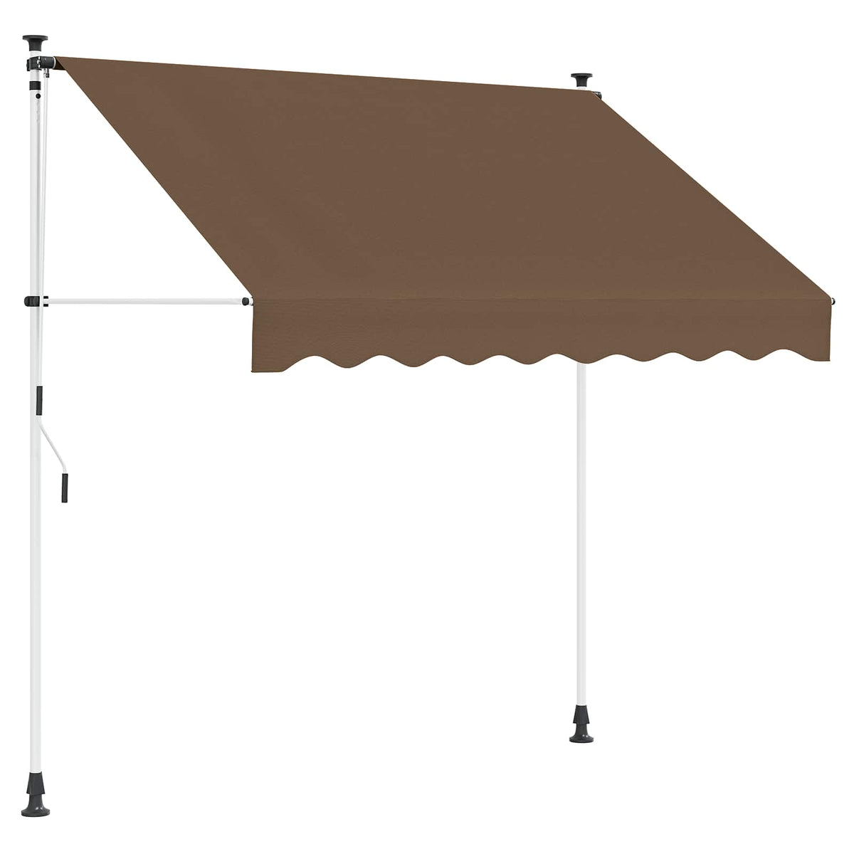 Manual Retractable Awning Taupe 350 cm