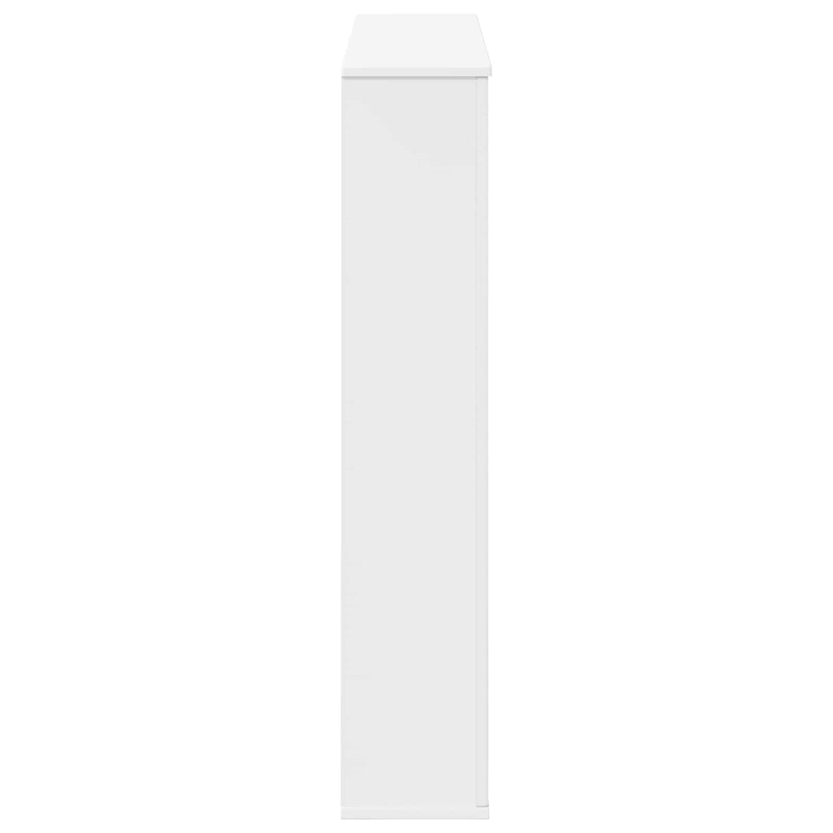 Fireplace Surround White 100 x 20 x 100 cm Engineered Wood