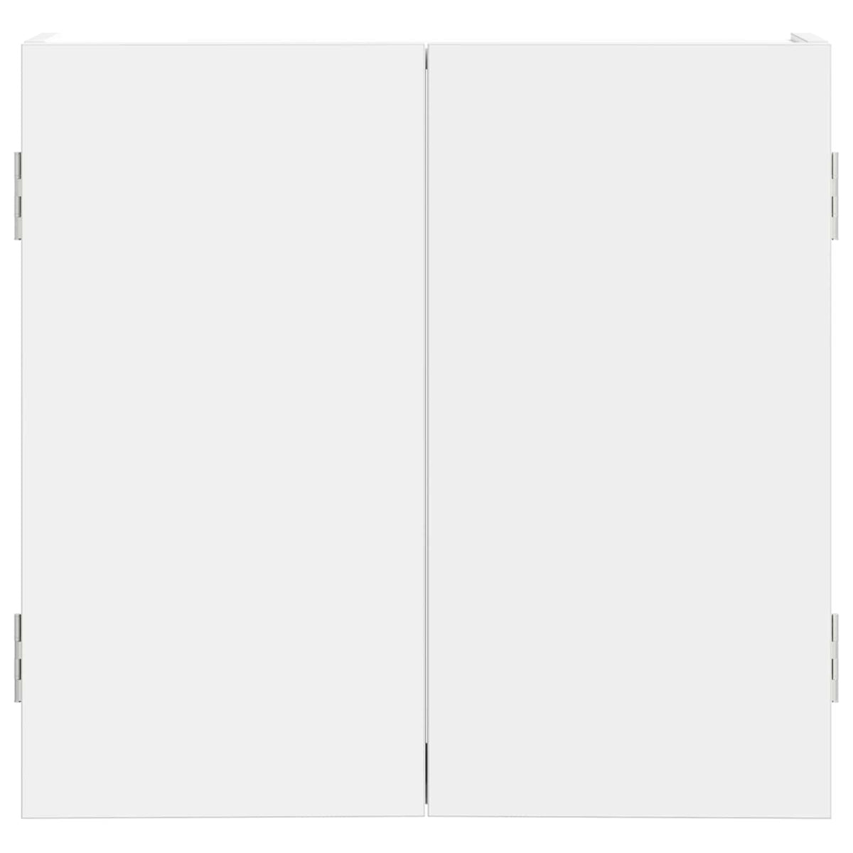 Dartboard Cabinet White 56 x 12 x 53.5 cm Engineered Wood