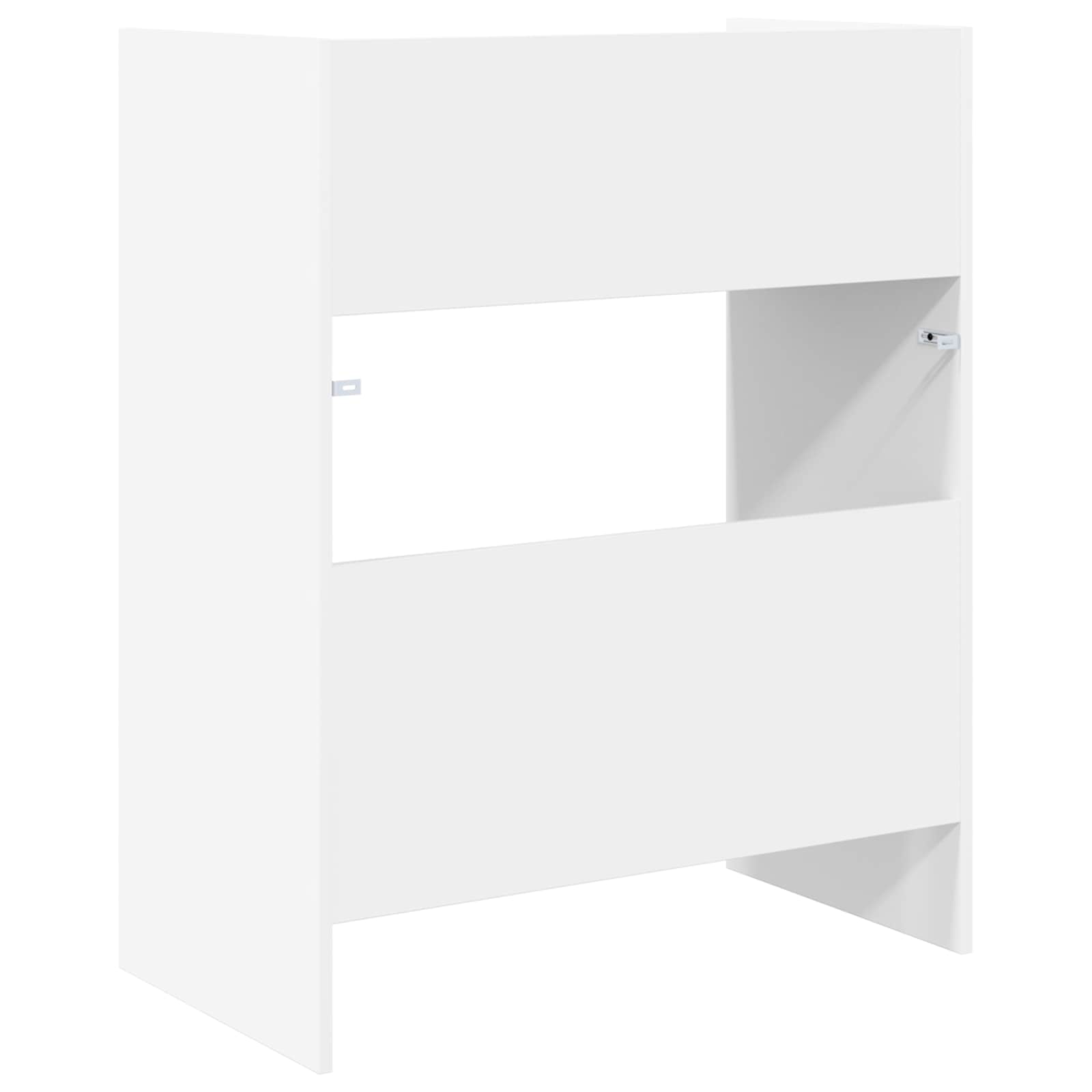 DJ Table White 62 x 45 x 102 cm Engineered Wood