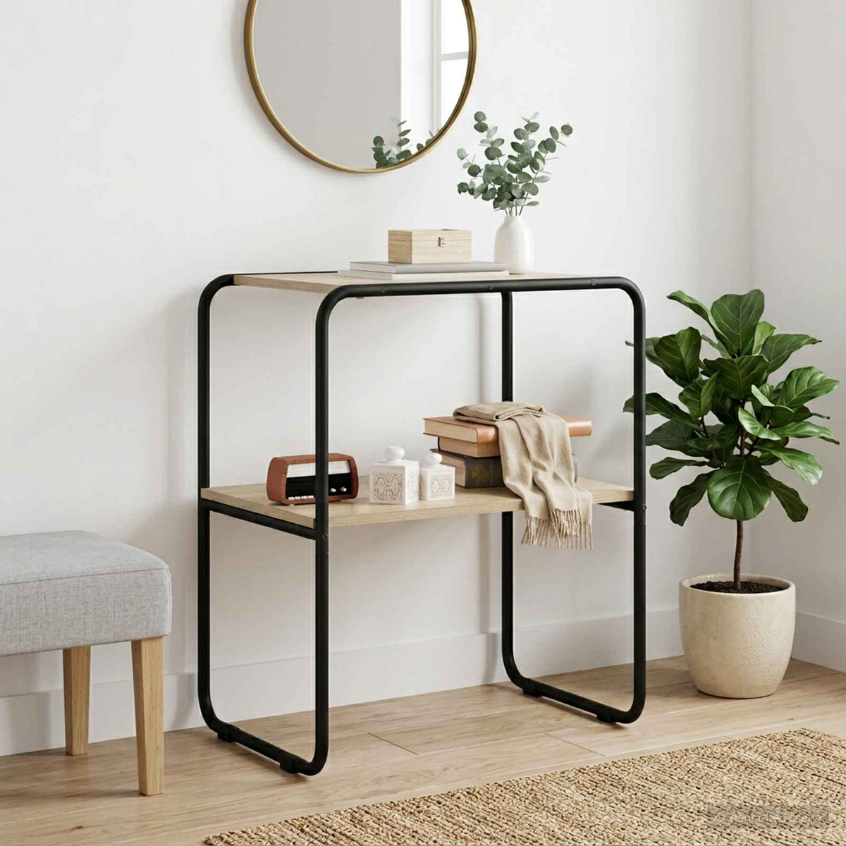 Console Table Sonoma Oak 60 x 42.5 x 70 cm Engineered Wood
