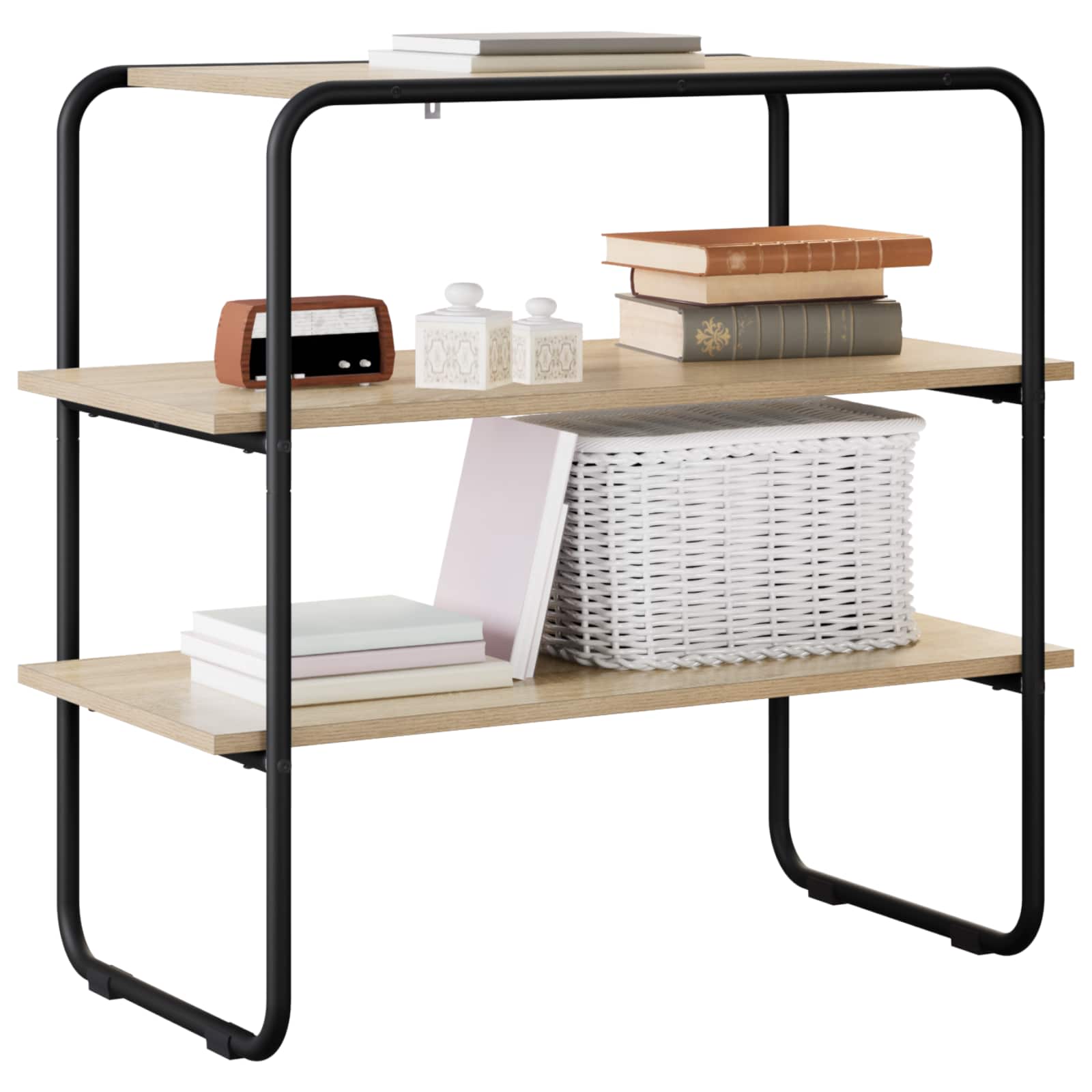 Console Table Sonoma Oak 80 x 41 x 75 cm Engineered Wood