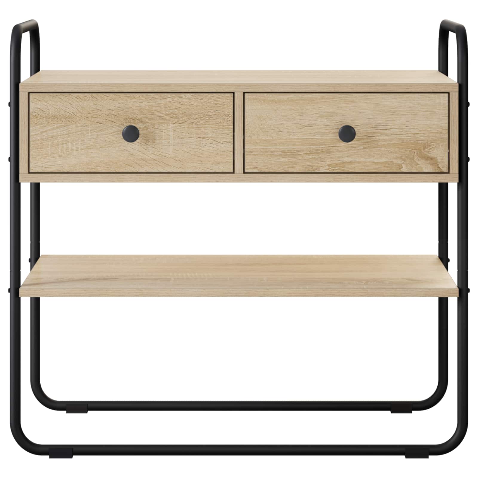 Console Table Sonoma Oak 100 x 40 x 75 cm Engineered Wood