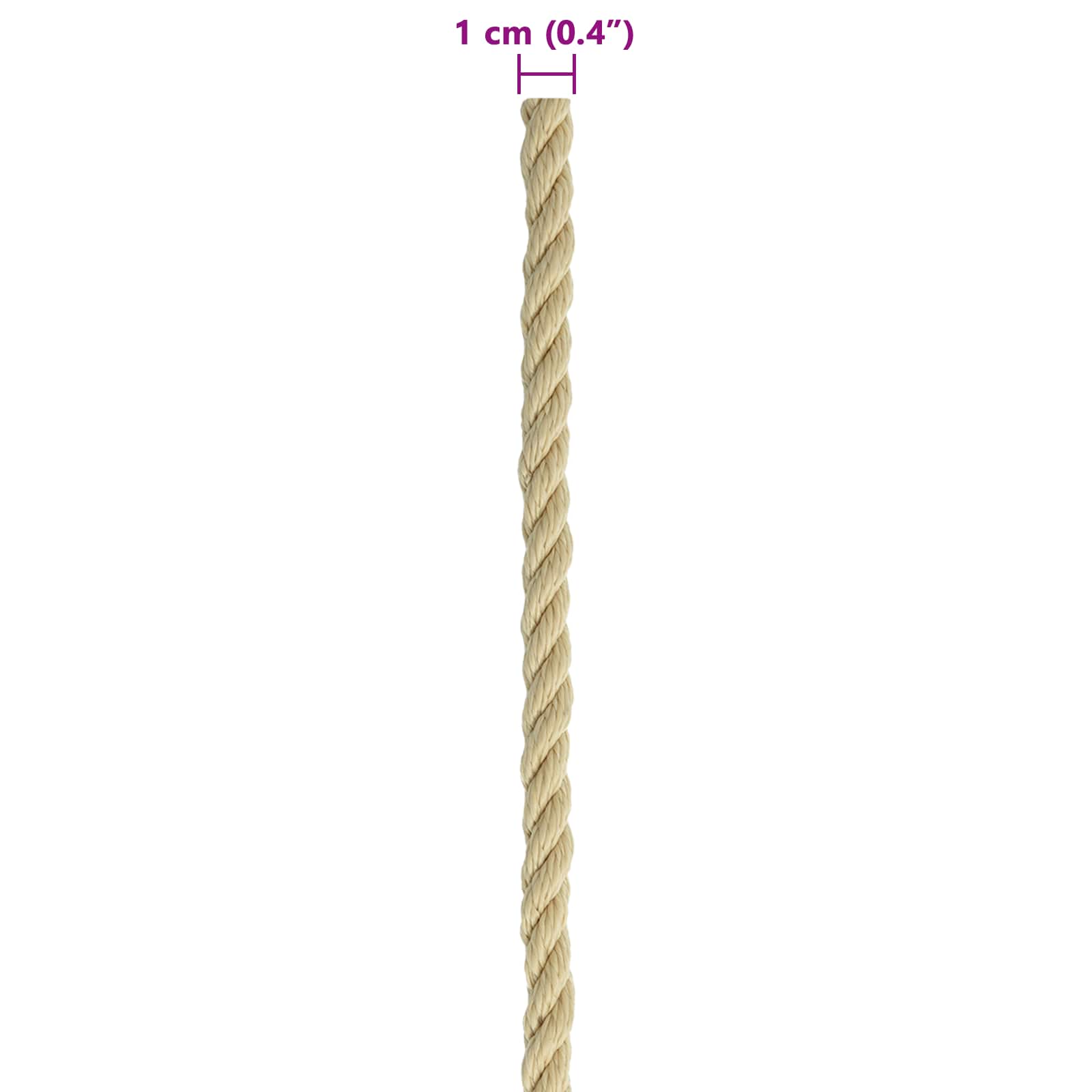 Boat Rope 25 m 1 Natural PP