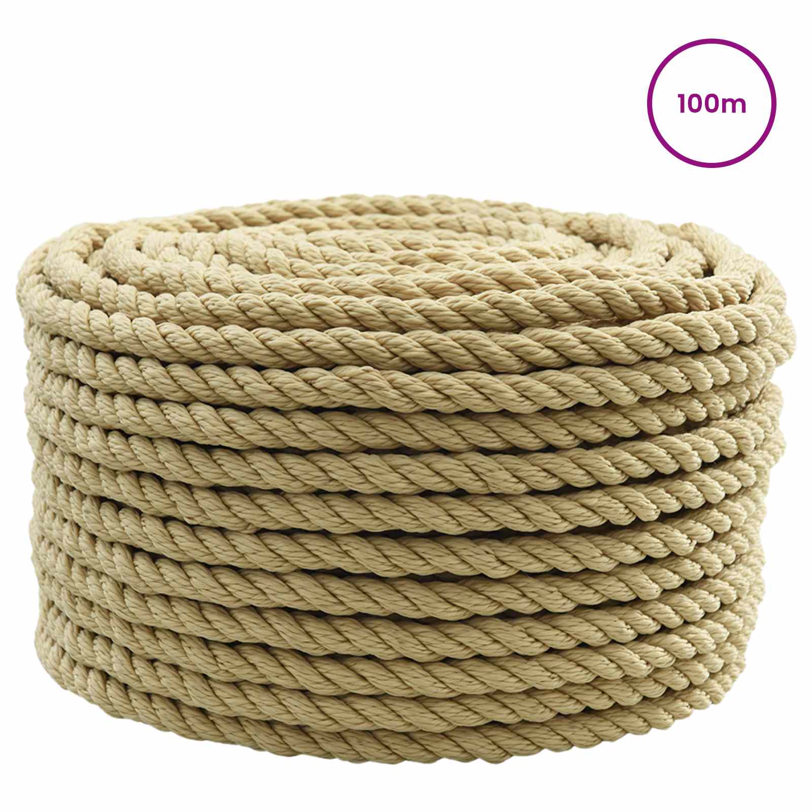 Boat Rope 100 m 1 Natural PP