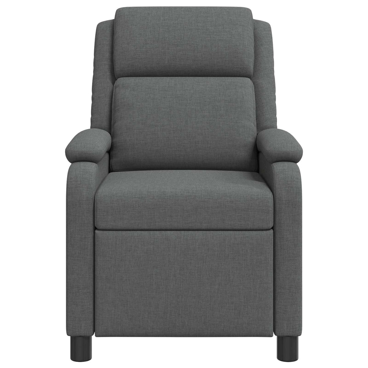 Massage Recliner Dark Grey Fabric