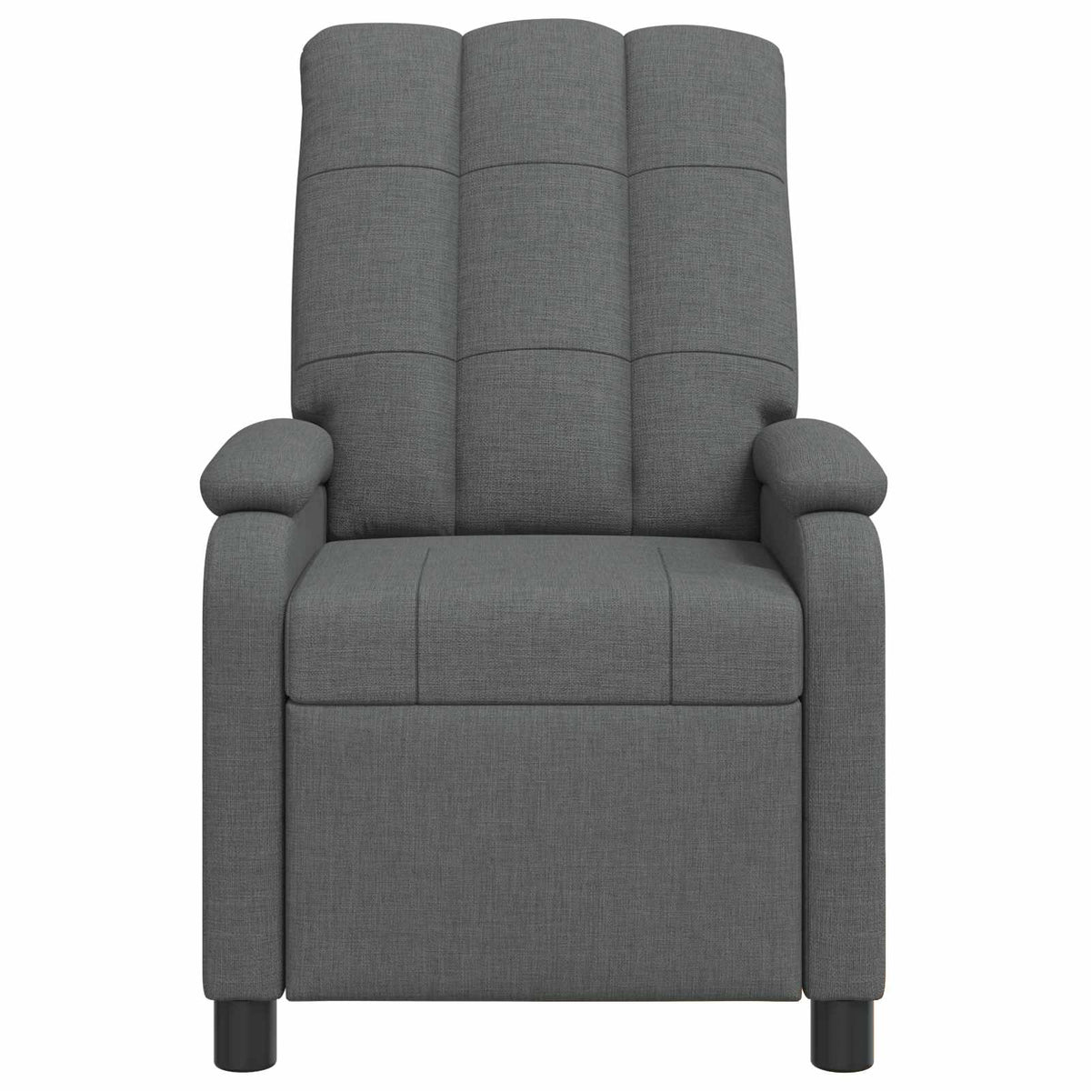 Recliner Dark Grey Fabric