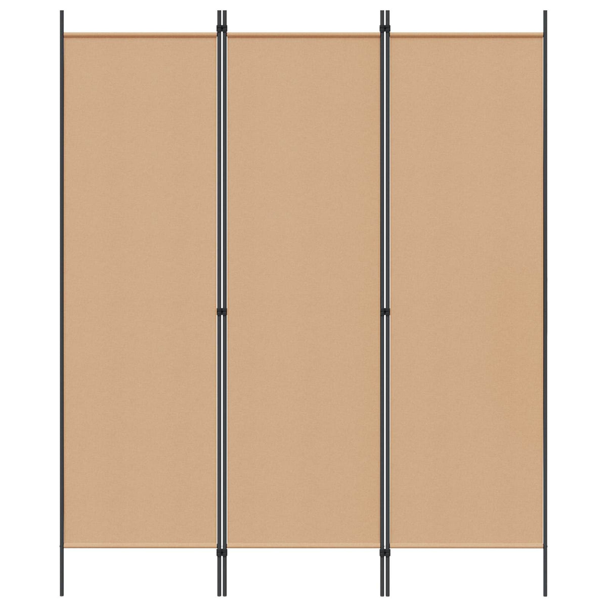 Room Divider Beige 150 x 180 cm Fabric