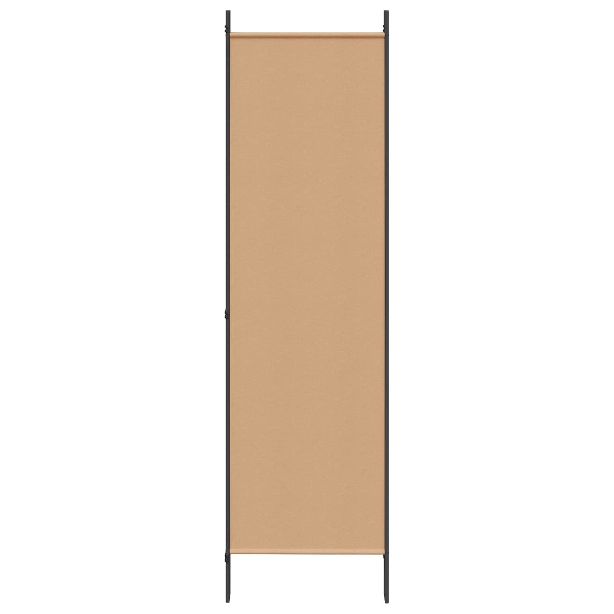 5-Panel Room Divider Beige 250 x 180 cm Fabric