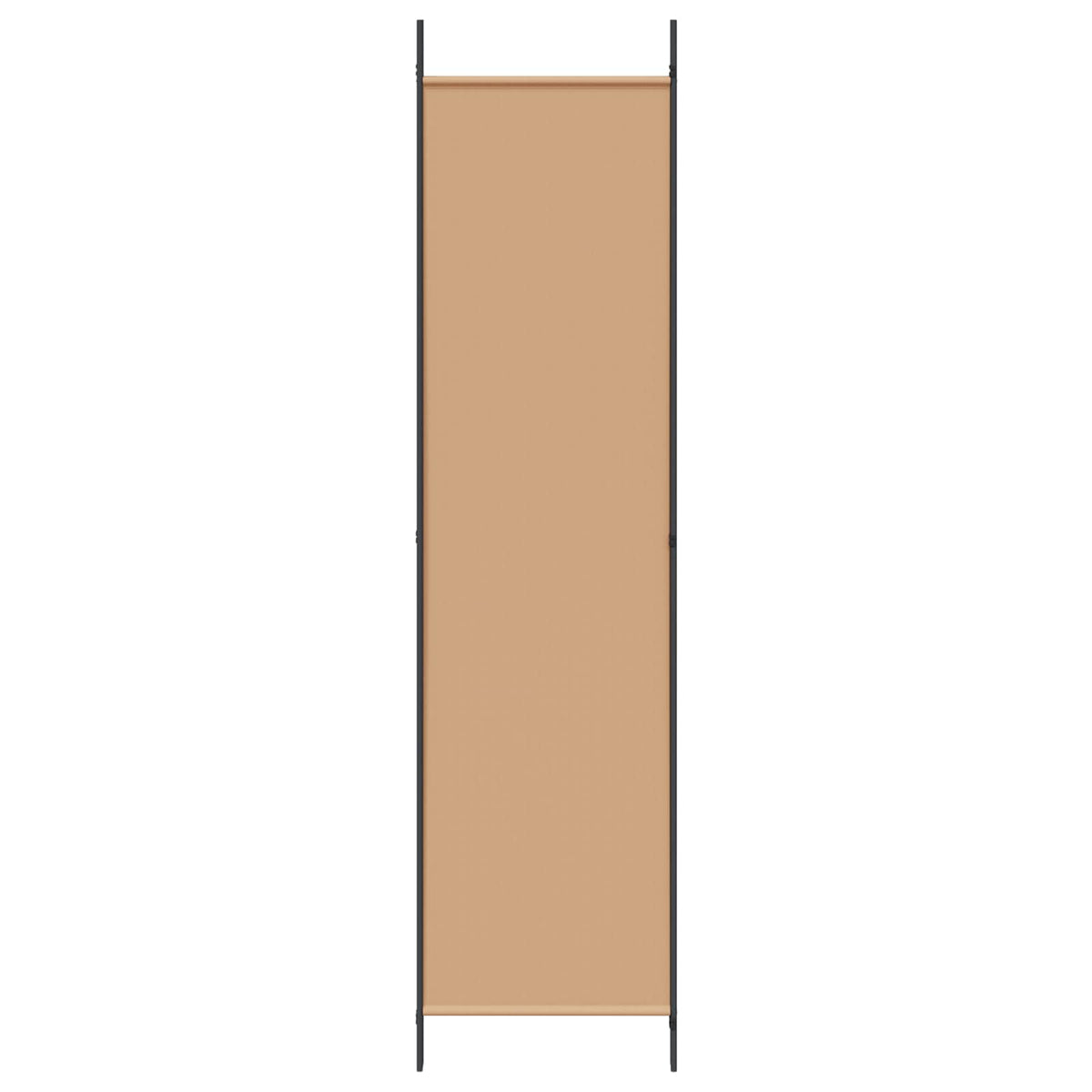 3-Panel Room Divider Beige 150 x 200 cm Fabric