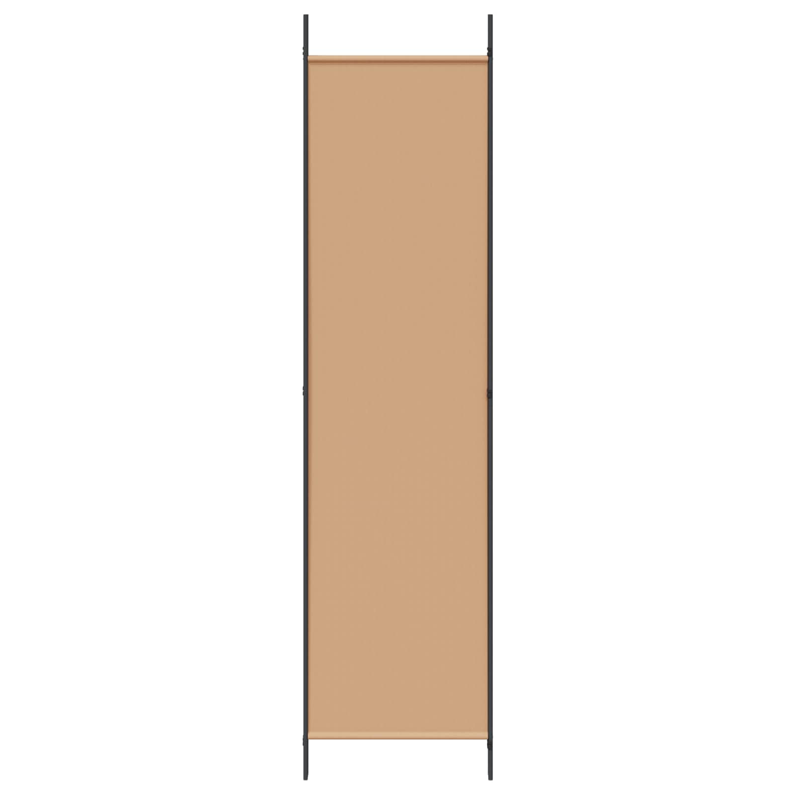 3-Panel Room Divider Beige 150 x 200 cm Fabric