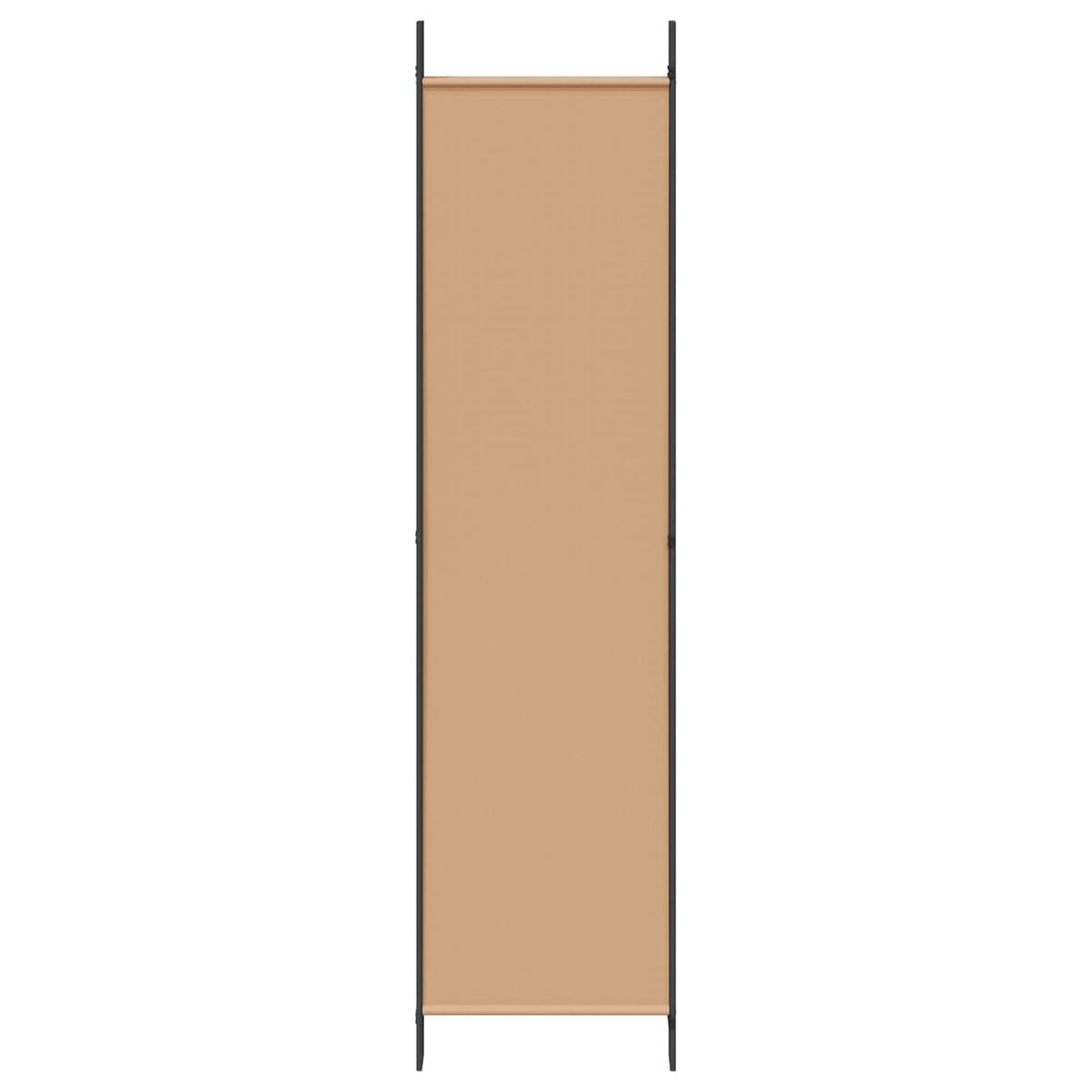 5-Panel Room Divider Beige 250 x 200 cm Fabric