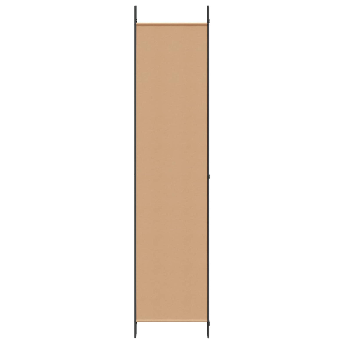 4-Panel Room Divider Beige 200 x 220 cm Fabric