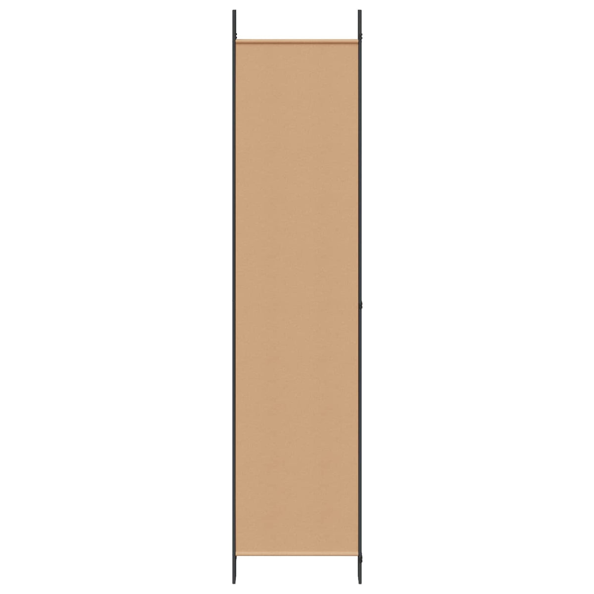 5-Panel Room Divider Beige 250 x 220 cm Fabric