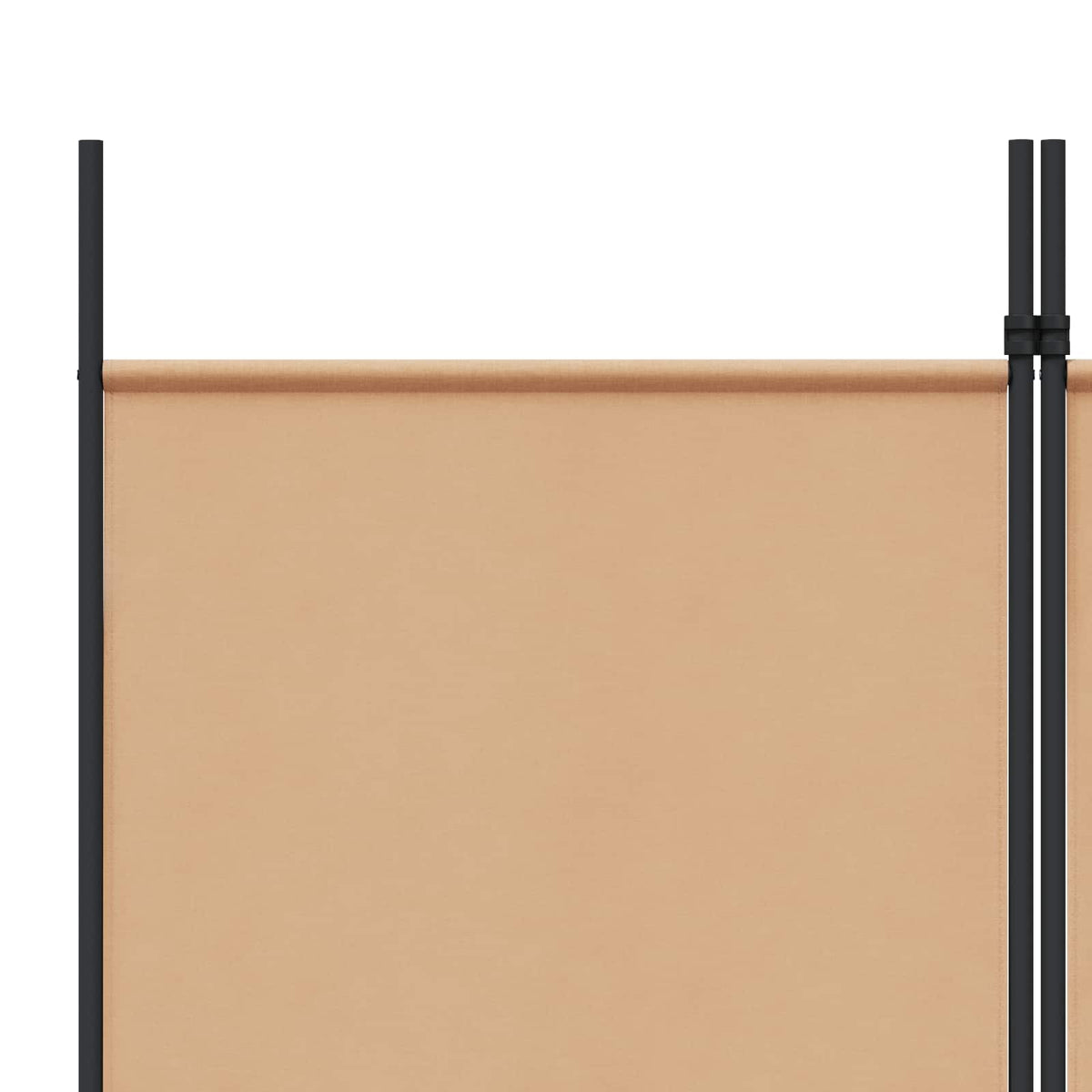 6-Panel Room Divider Beige 300 x 220 cm Fabric