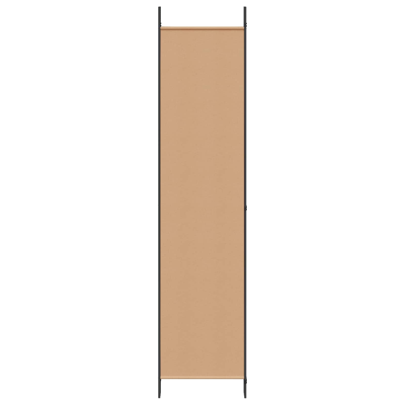 6-Panel Room Divider Beige 300 x 220 cm Fabric