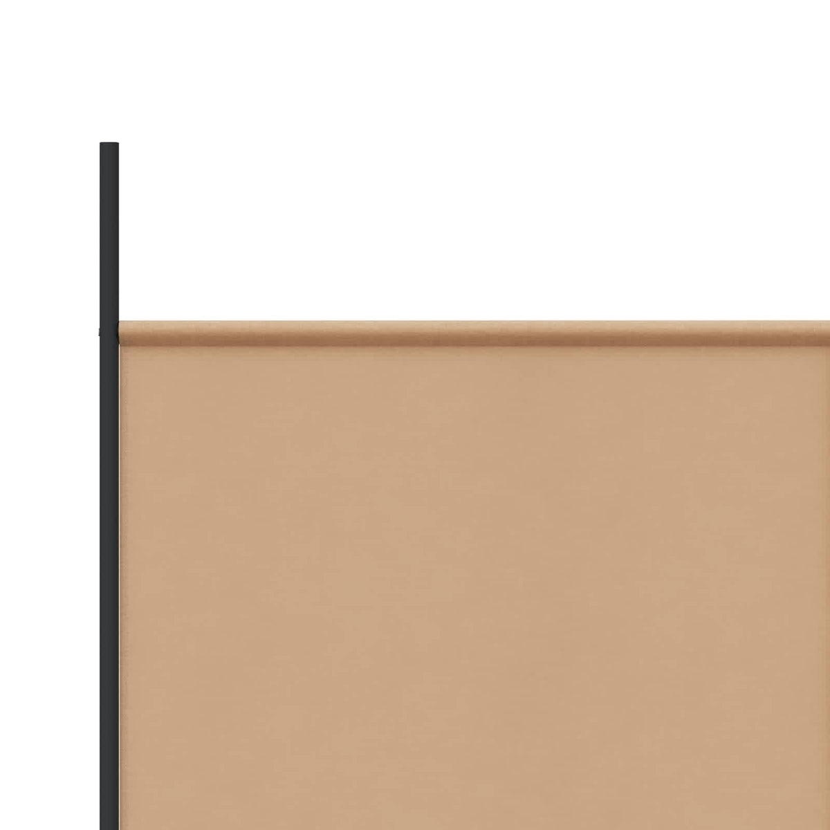 6-Panel Room Divider Beige 520 x 180 cm Fabric