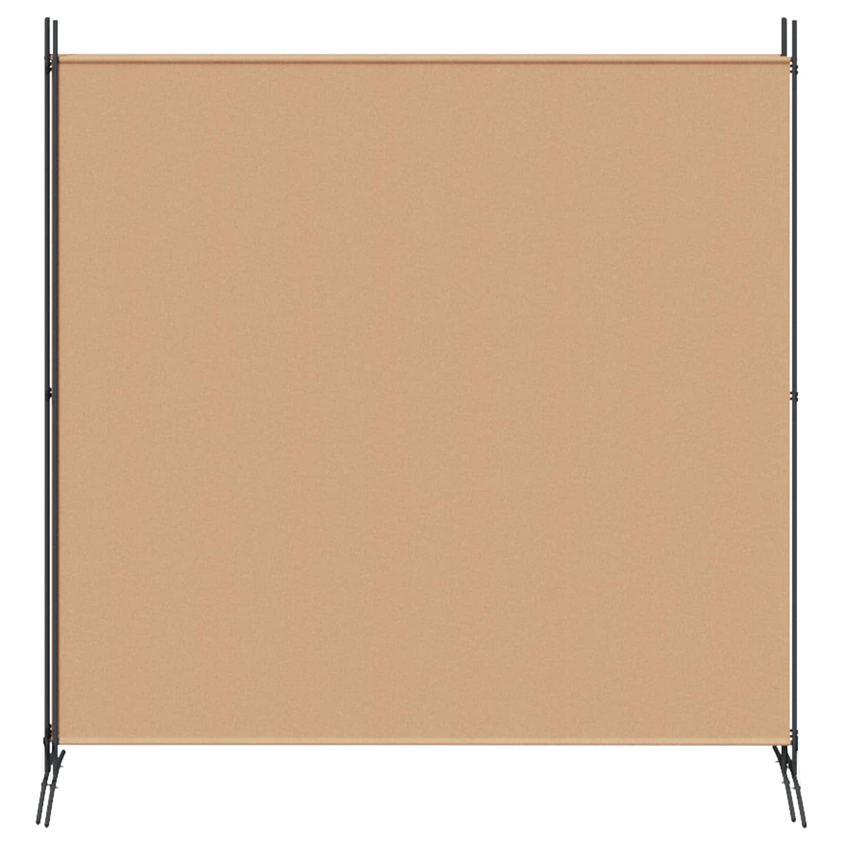 4-Panel Room Divider Beige 525 x 180 cm Fabric