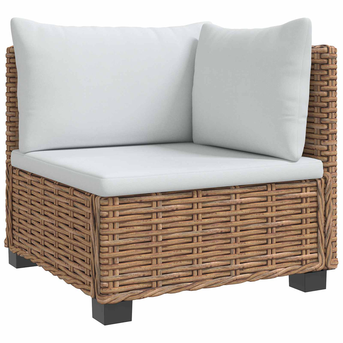 3 pcs Rattan Lounge Set with Cushions GENDT Natural Rattan
