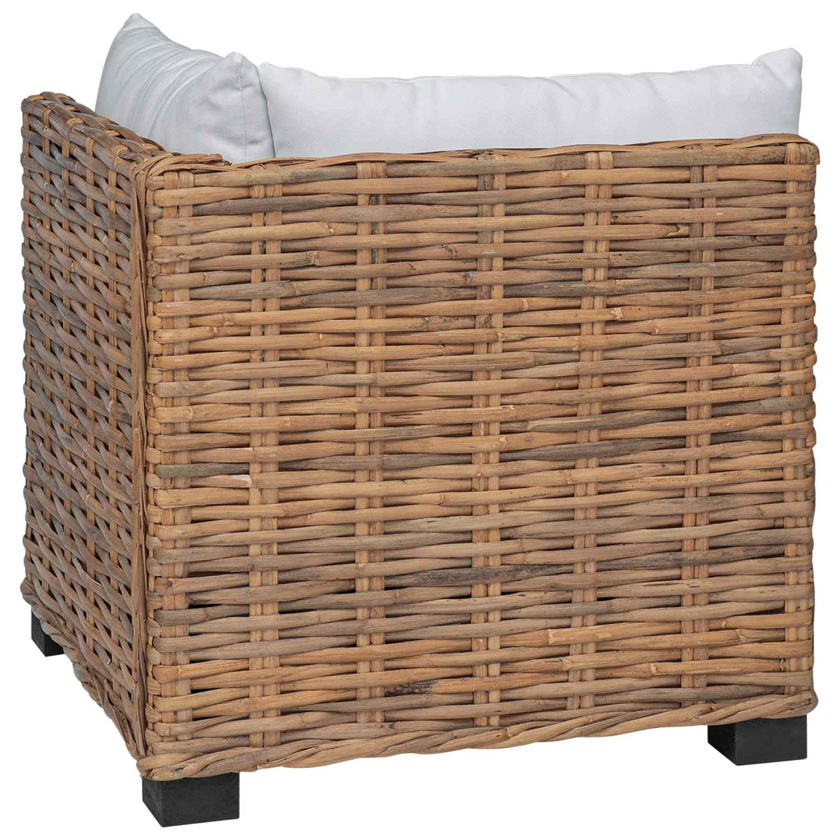 Corner Sofa with Cushions GENDT Natural Rattan Natural