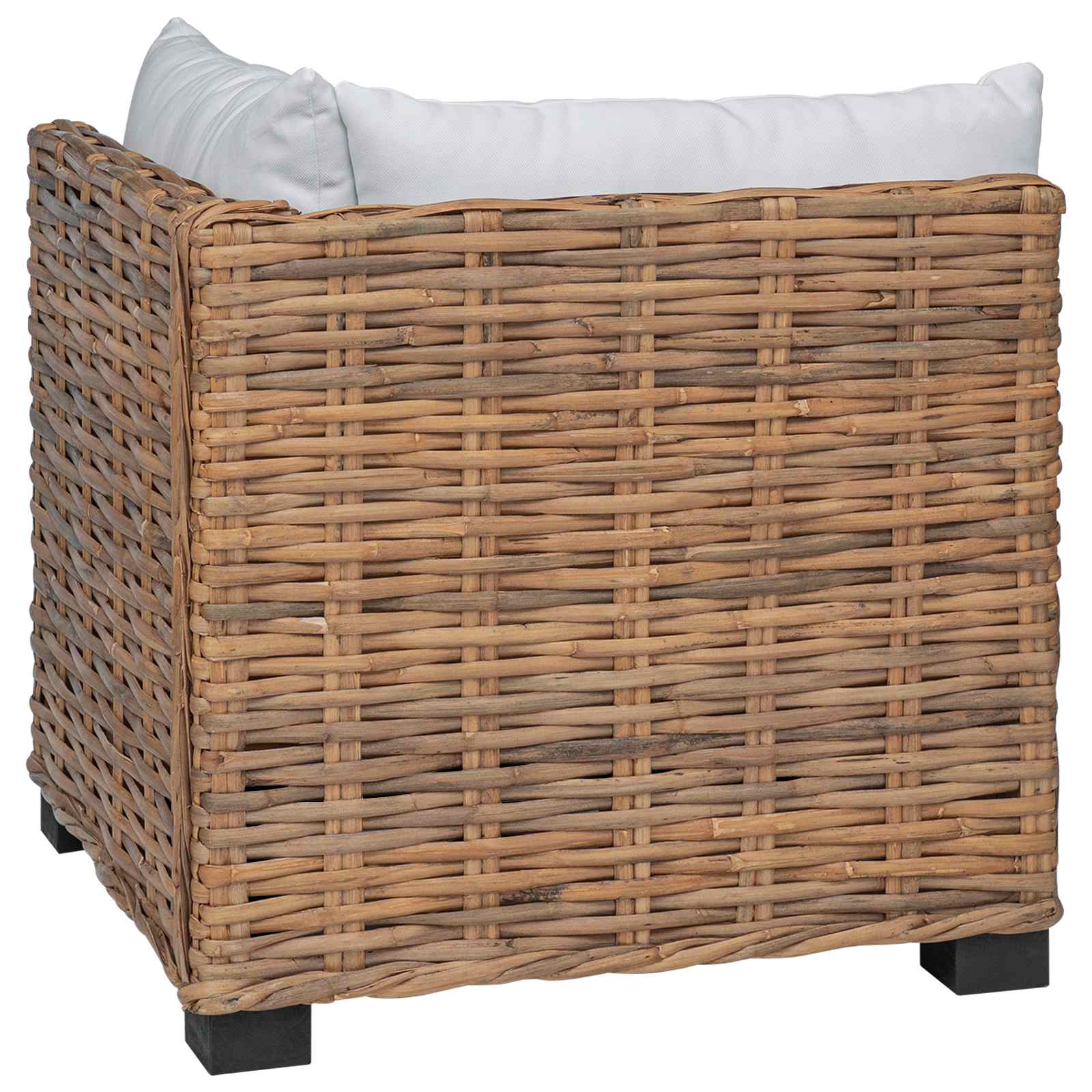 Corner Sofa with Cushions GENDT Natural Rattan Natural