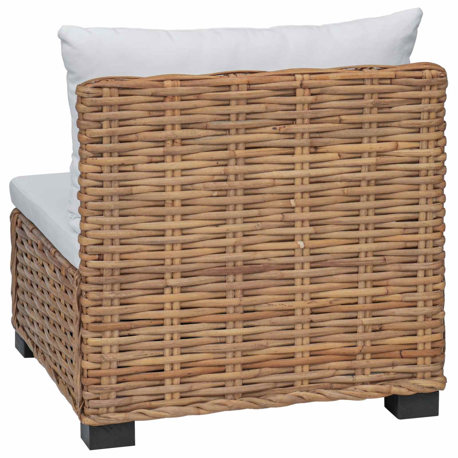 Middle Sofa with Cushions GENDT Natural Rattan Natural
