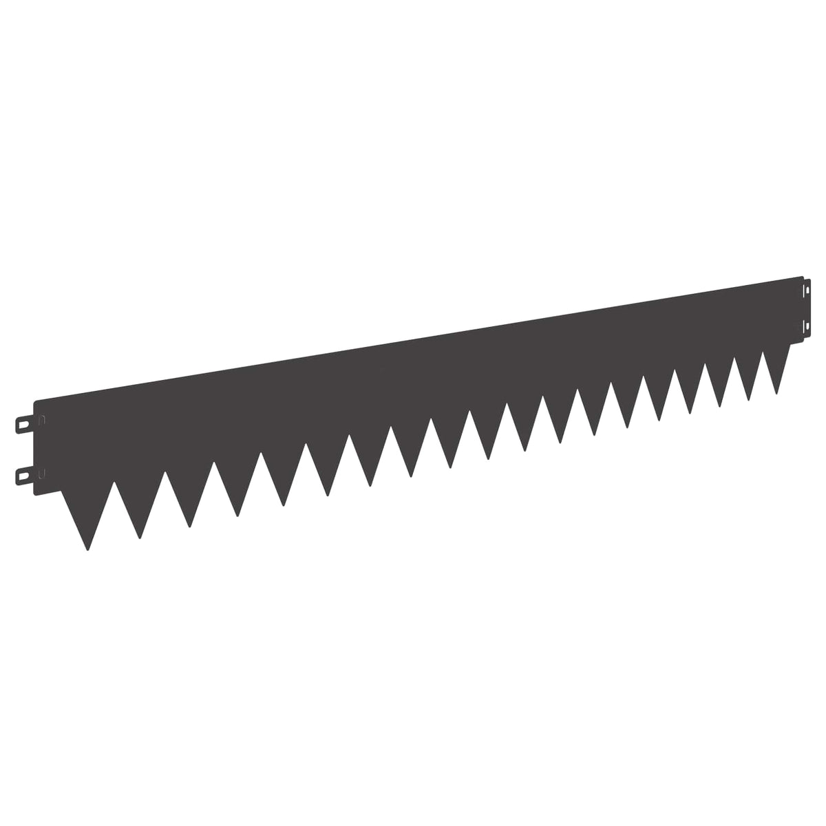 Lawn Edging 20 pcs 103 x 15 cm metal Black