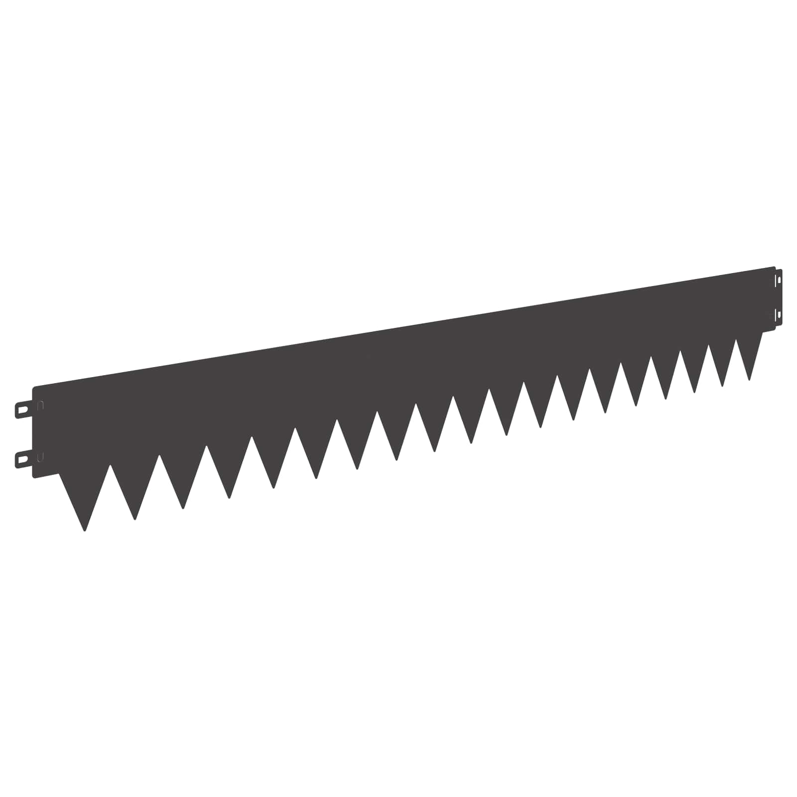 Lawn Edging 20 pcs 103 x 15 cm metal Black
