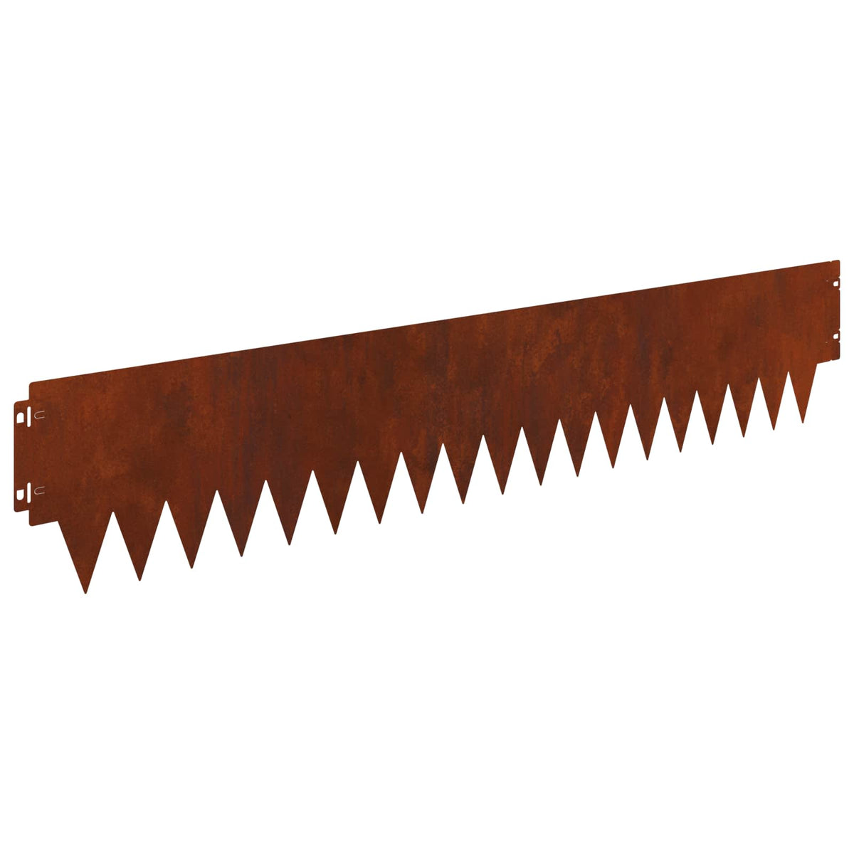 Lawn Edging 20 pcs 103 x 20 cm metal Rusty