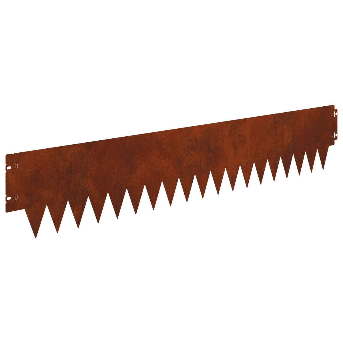 Lawn Edging 20 pcs 103 x 20 cm metal Rusty
