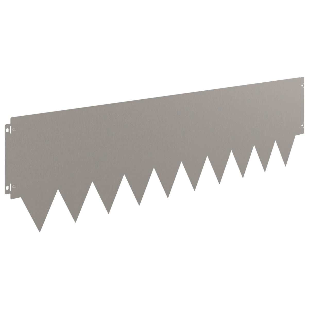 Lawn Edging 20 pcs 103 x 30 cm metal Rusty