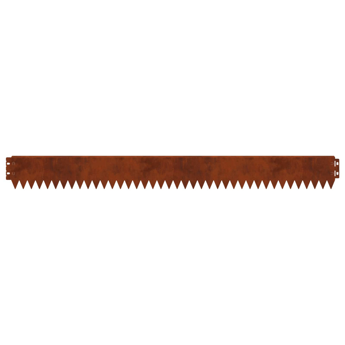 Lawn Edging 10 pcs 103 x 10 cm Steel Rusty