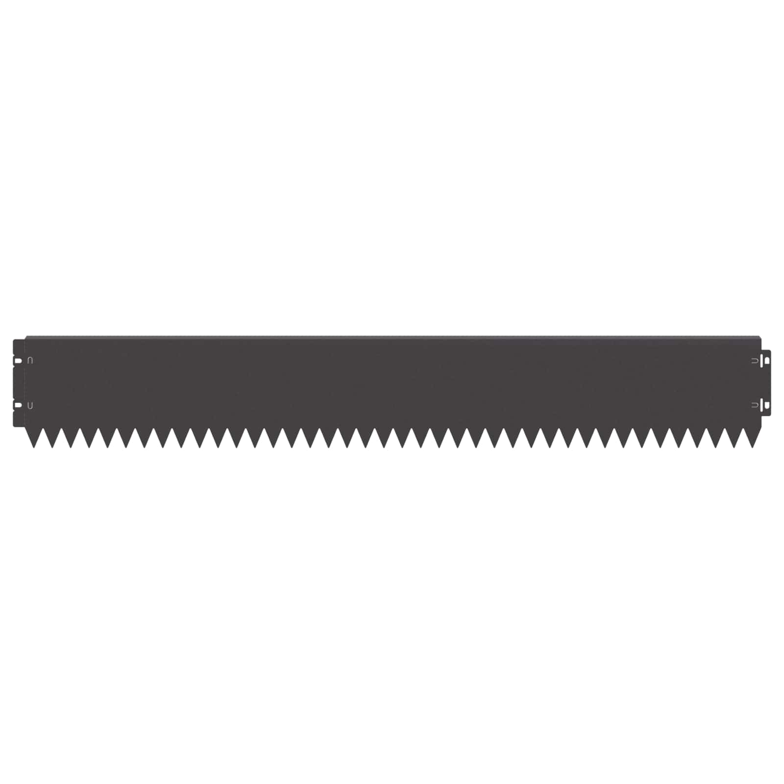 Lawn Edging 10 pcs 103 x 15 cm Steel Black
