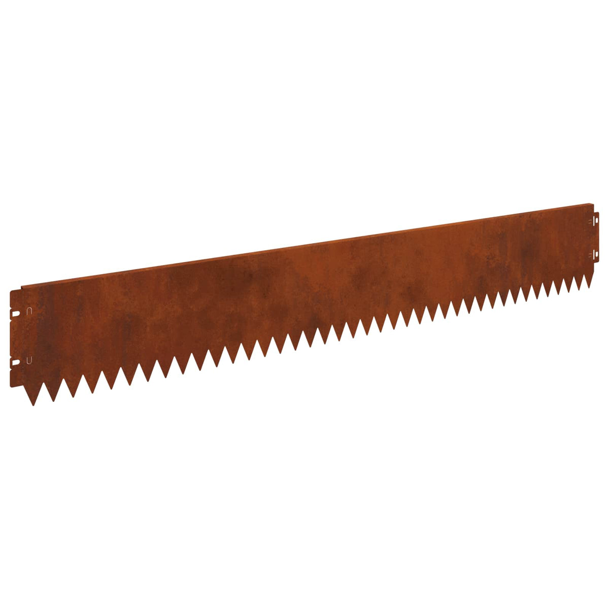 Lawn Edging 20 pcs 103 x 15 cm Steel Rusty